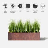 Corten Steel Box Planters