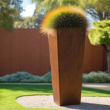 Corten Steel Tapered Planter