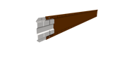 6" Height Flexible Steel Edging - Weathering