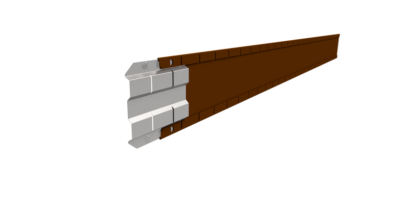 6" Height Flexible Steel Edging - Weathering