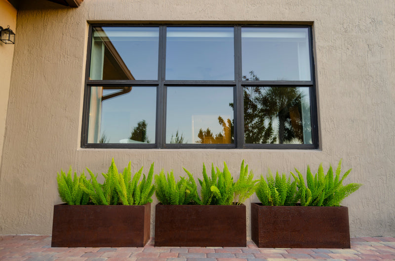 Corten Steel Box Planters