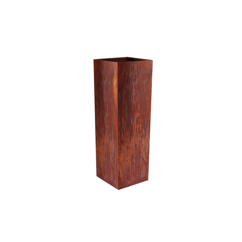 Corten Steel Column Planters