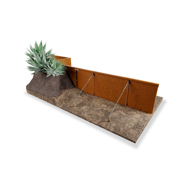 22" Height Modular Planter - Weathering