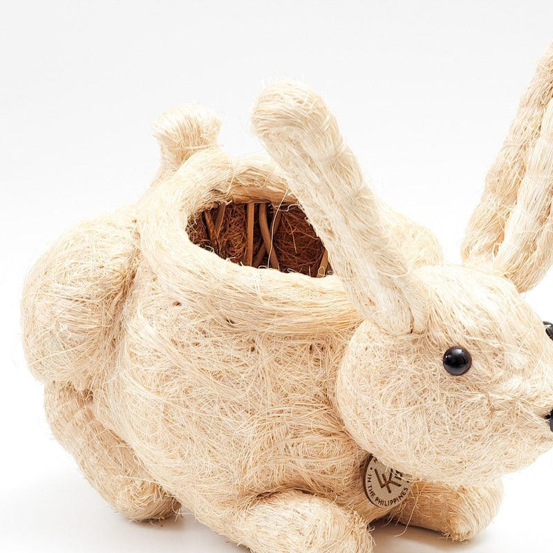 Bunny Coco Fiber Planter - Henderson Garden Supply