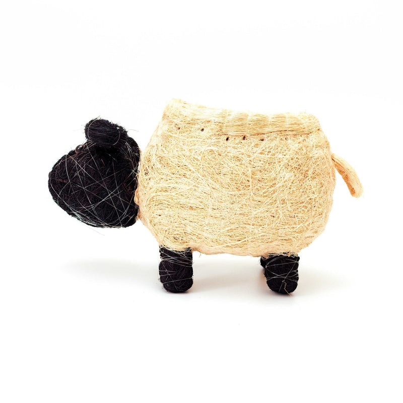 Sheep coco fiber planter pot - Henderson Garden Supply